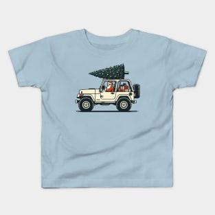 Santa in a Wrangler Kids T-Shirt